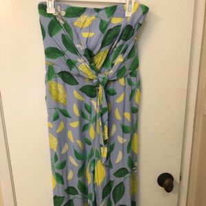 ANTHROPOLOGIE Maeve Lemon Jumpsuit